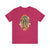 Our Lady of Guadalupe with roses Unisex Jersey Short Sleeve Tee