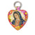 Our Lady of Guadalupe Genuine Leather Keyring - Bright Flowers