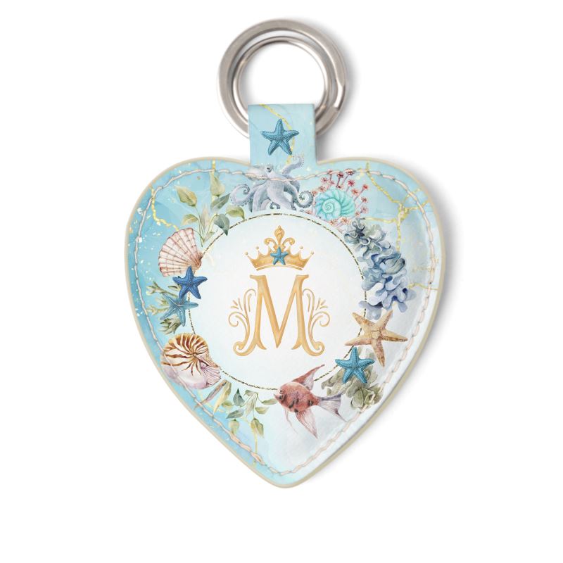 Mary Star of the Sea Genuine Leather Keyring
