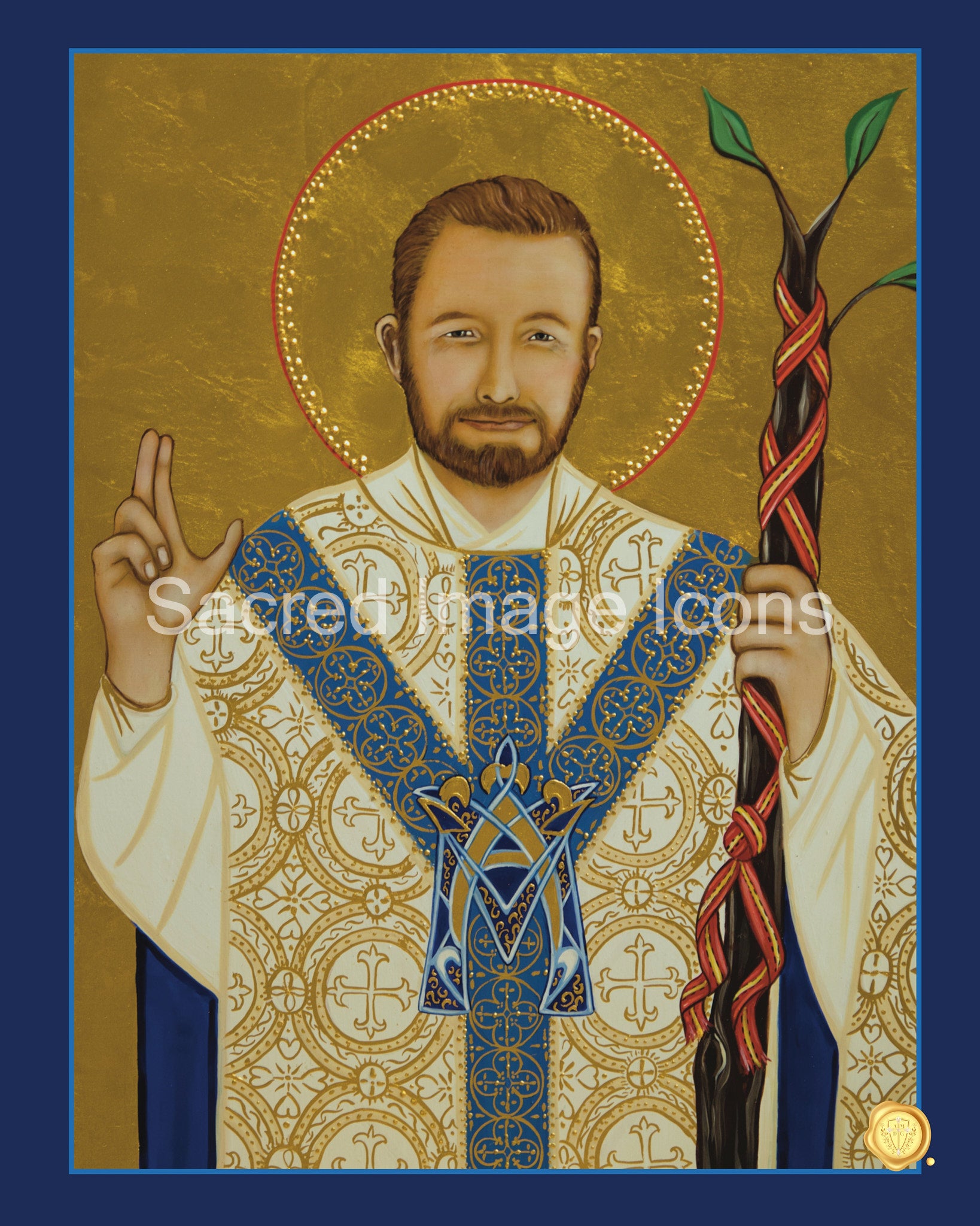 Blessed Stanley Rother Icon Print