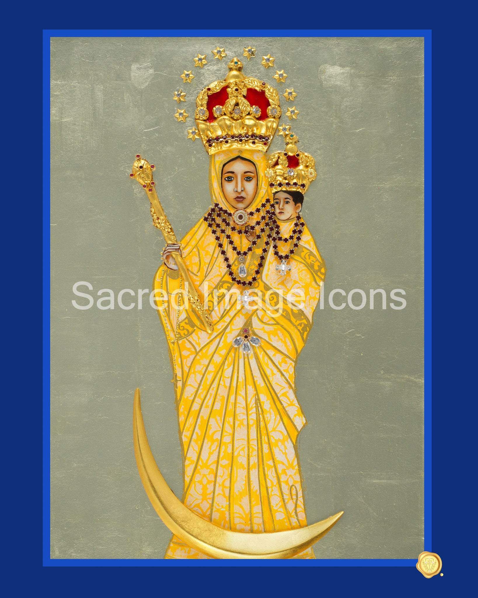 Our Lady of Vailankanni Icon Print