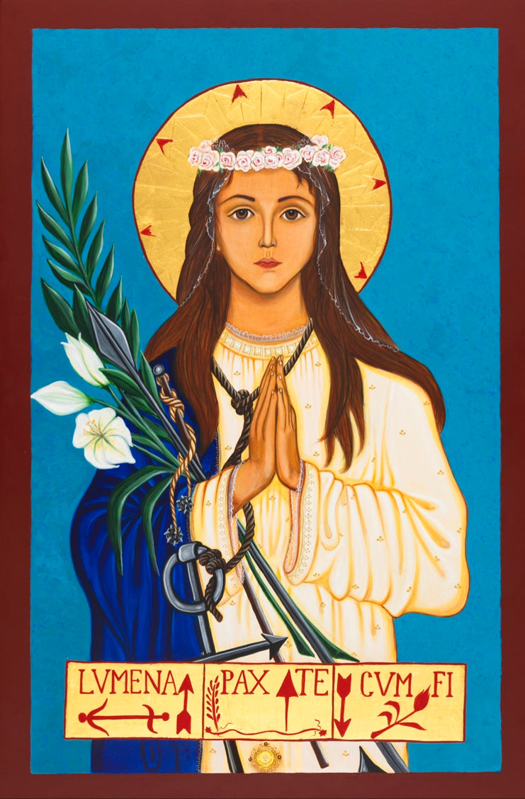 Saint Philomena Icon by Sacred Image Icons