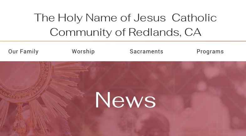 The Holy Name of Jesus: "An Internationally Renowned Catholic Artist"