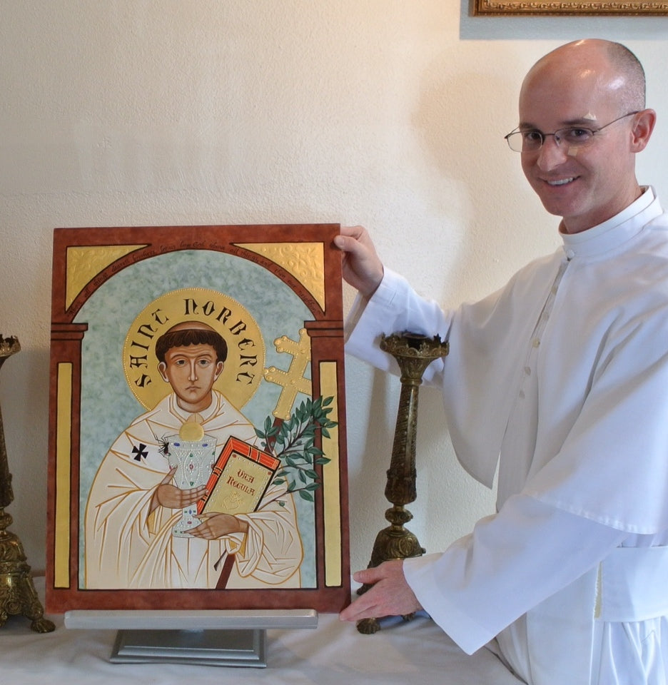 St. Norbert Icon Donated to the Norbertines