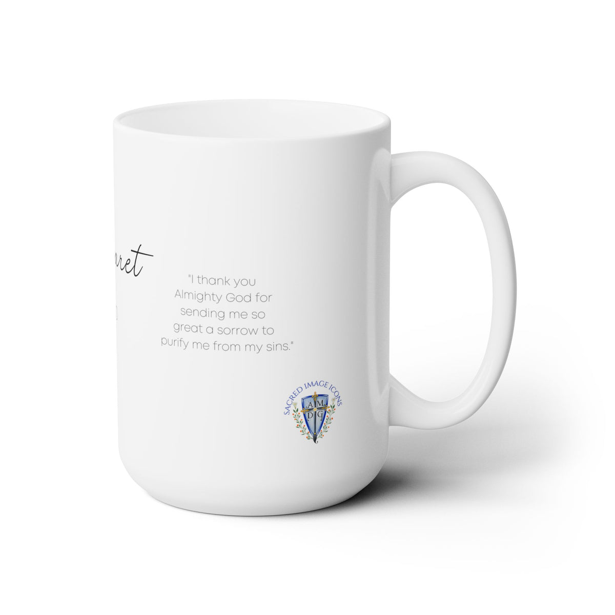 Saint Margaret of Scotland Prayer Mug 15oz