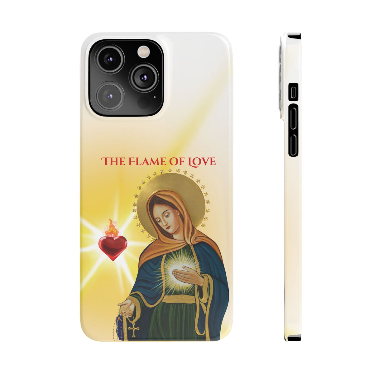 Flame of Love Slim Phone Case