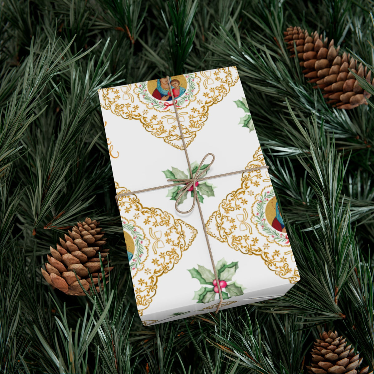 Christmas Wrapping Paper - Madonna and Child - Roll