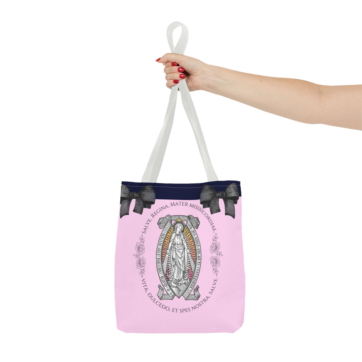 Blessed Mother Tote Bag - Pink