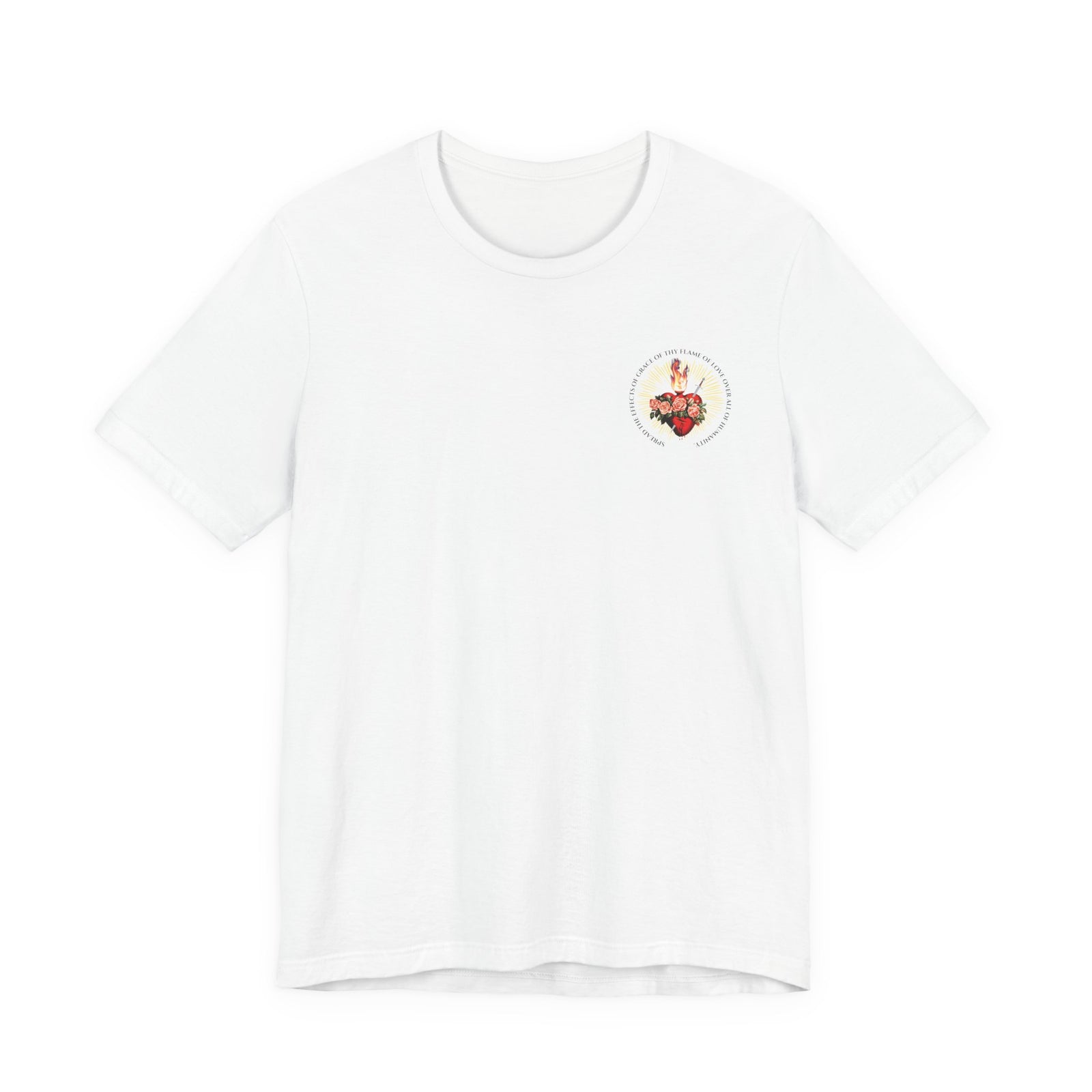 Flame of Love with Unity Prayer & Chalice - Short Sleeve Tee