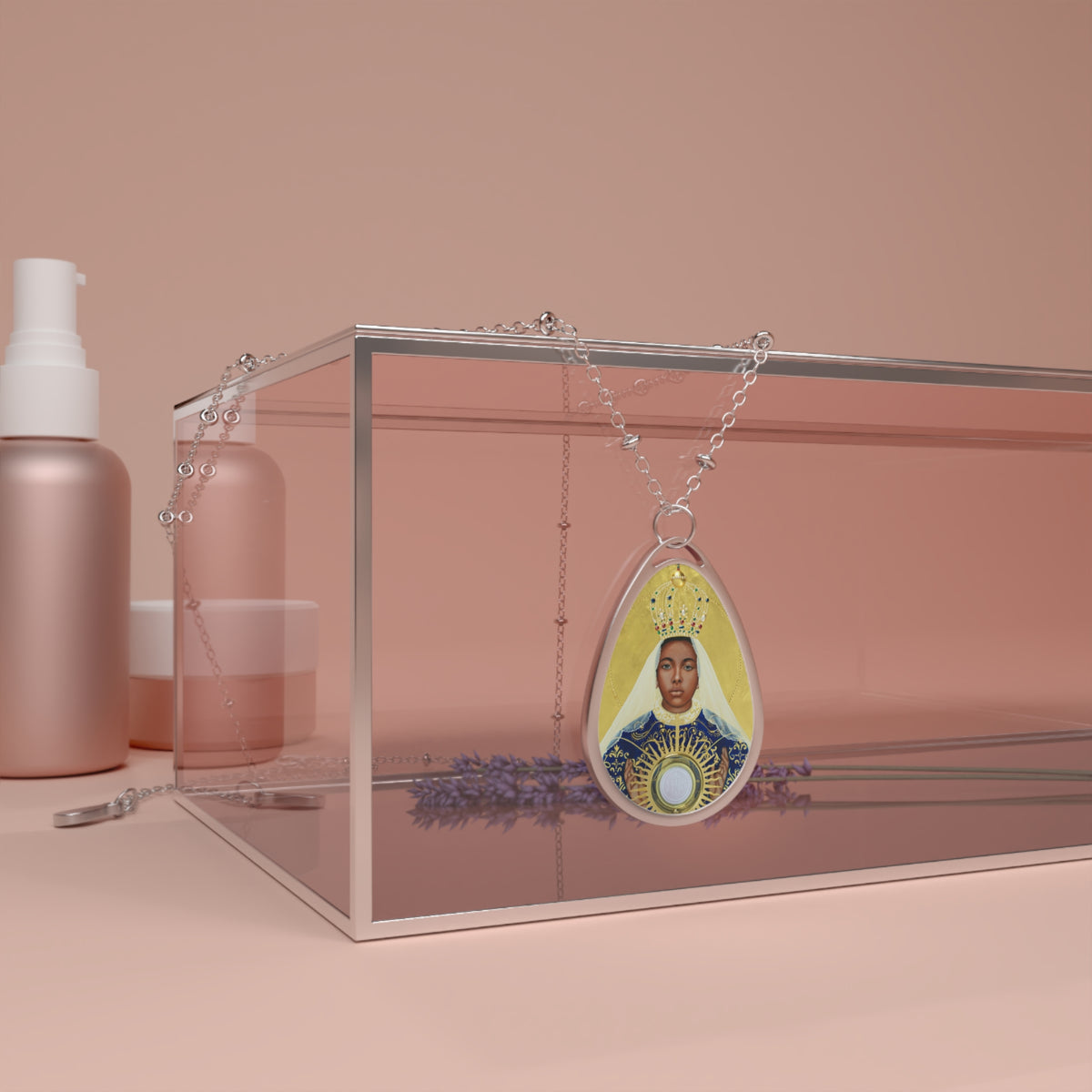 Black Madonna Necklace