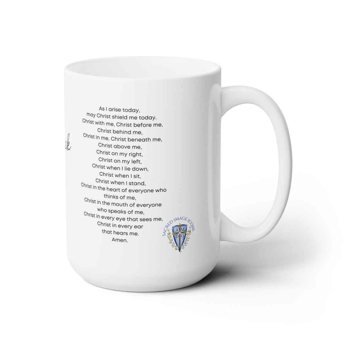 Saint Patrick Prayer Mug 15oz