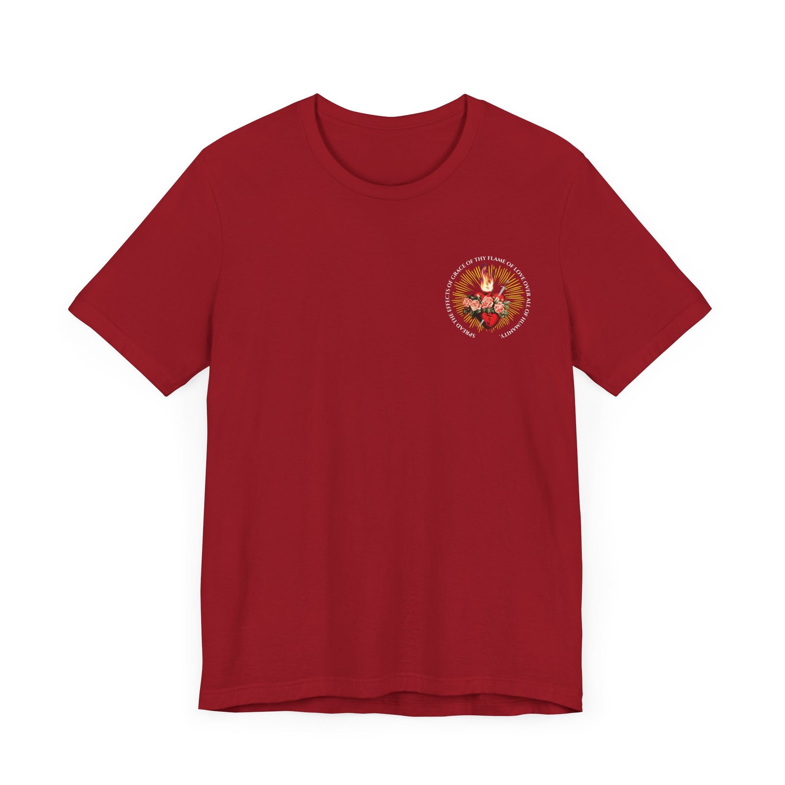 Flame of Love Tee - Devotion to the Blessed Mother - Unisex