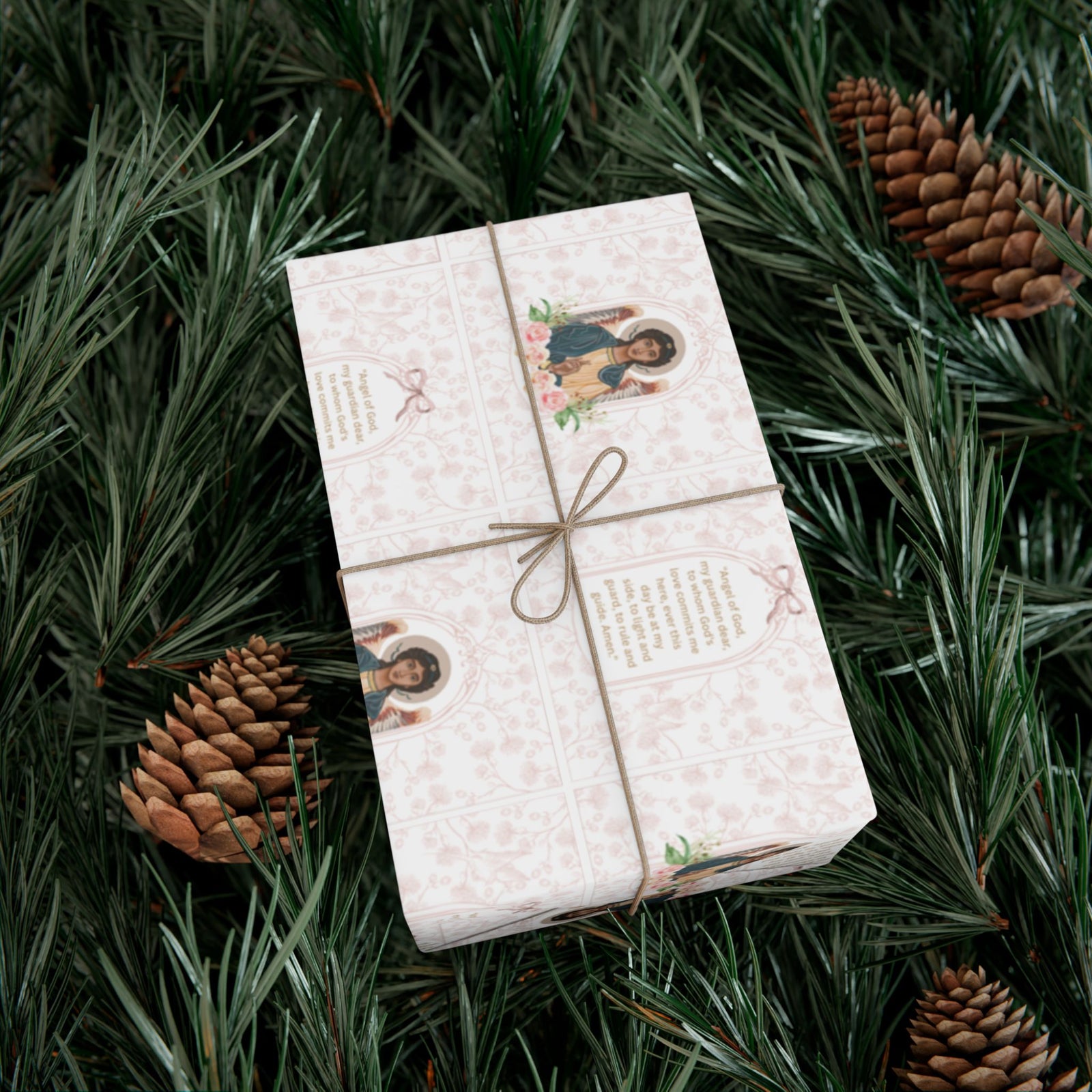 Gift Wrapping Paper - Guardian Angel Prayer - Roll