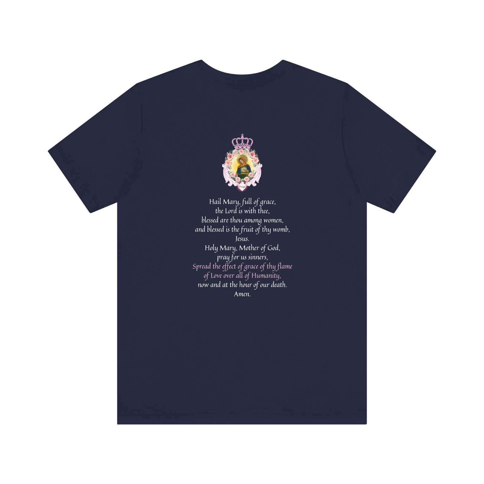 Flame of Love Tee with unity prayer - Unisex