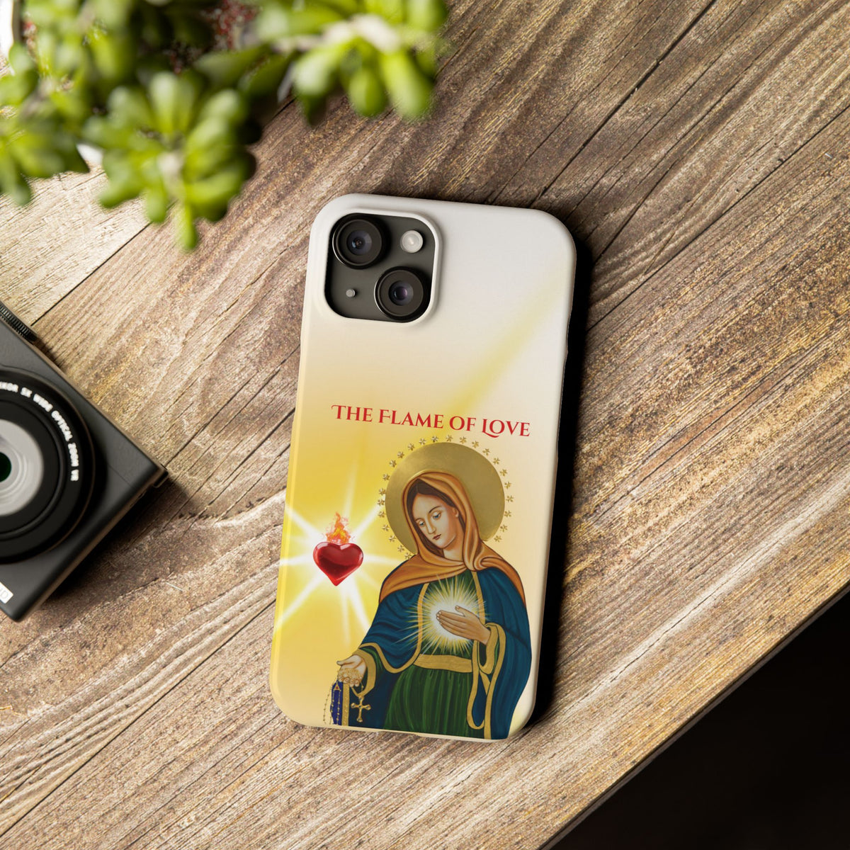 Flame of Love Slim Phone Case