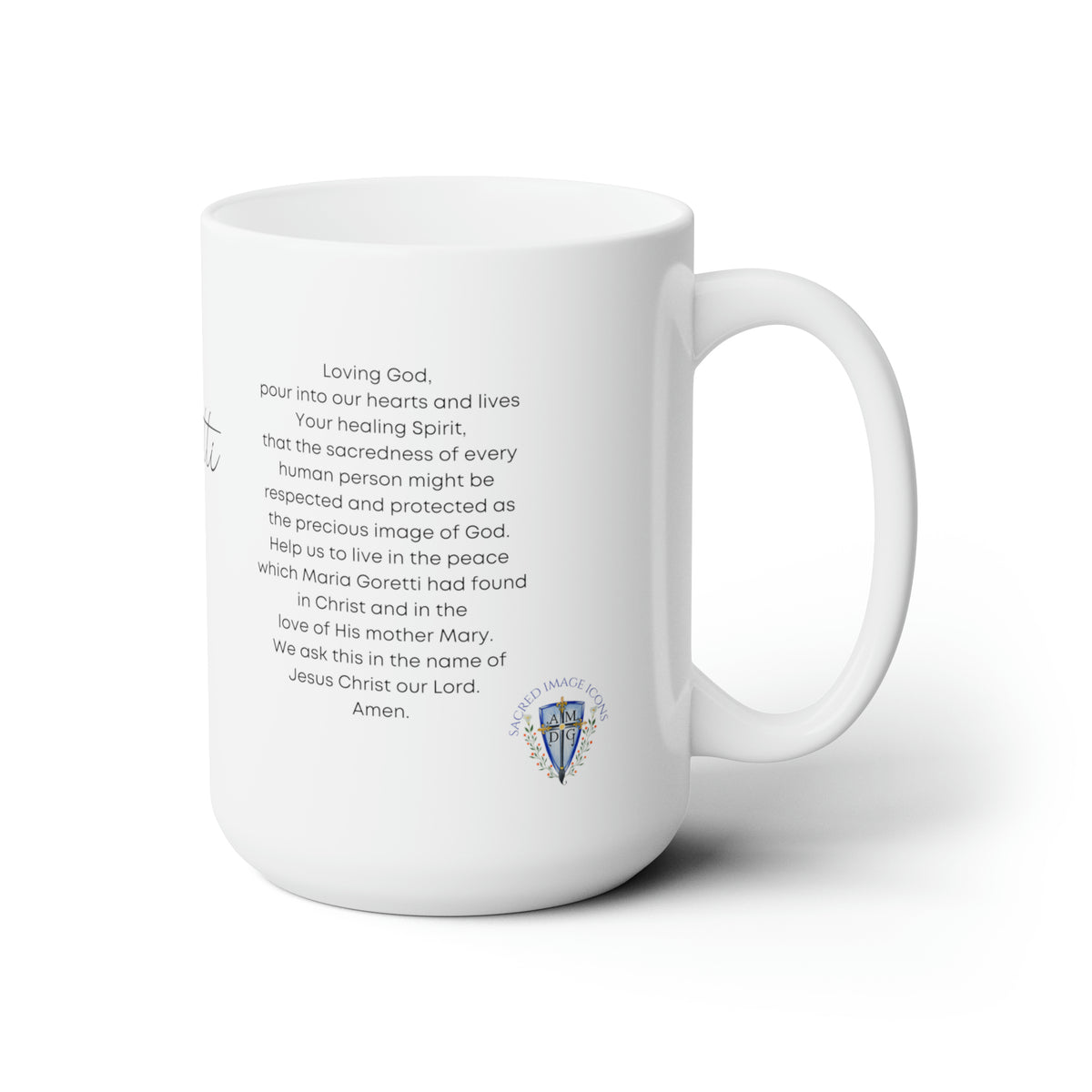 Saint Maria Goretti Prayer Mug 15oz