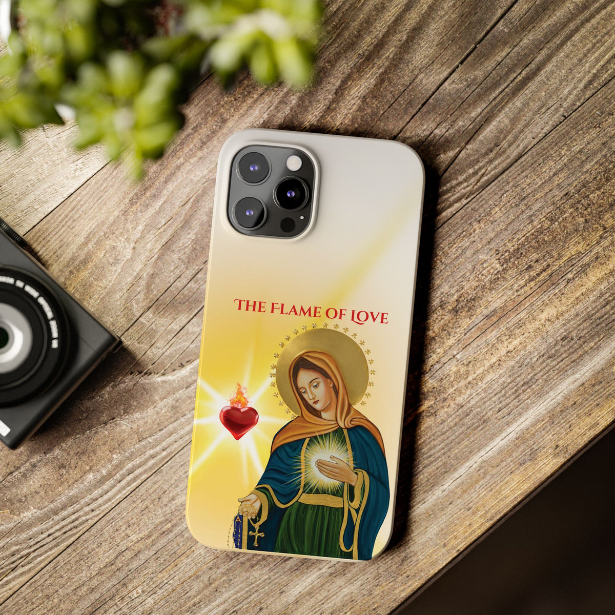 Flame of Love Slim Phone Case