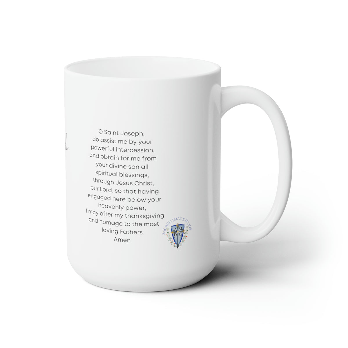 Saint Joseph Prayer Mug 15oz