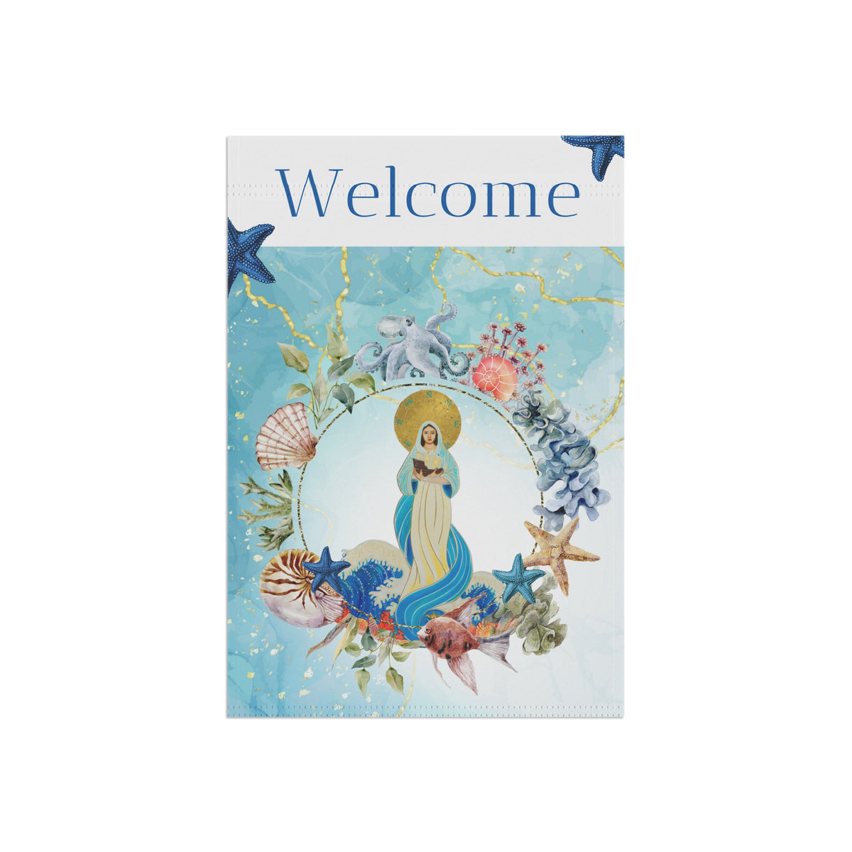Our Lady Star of the Sea Garden flag
