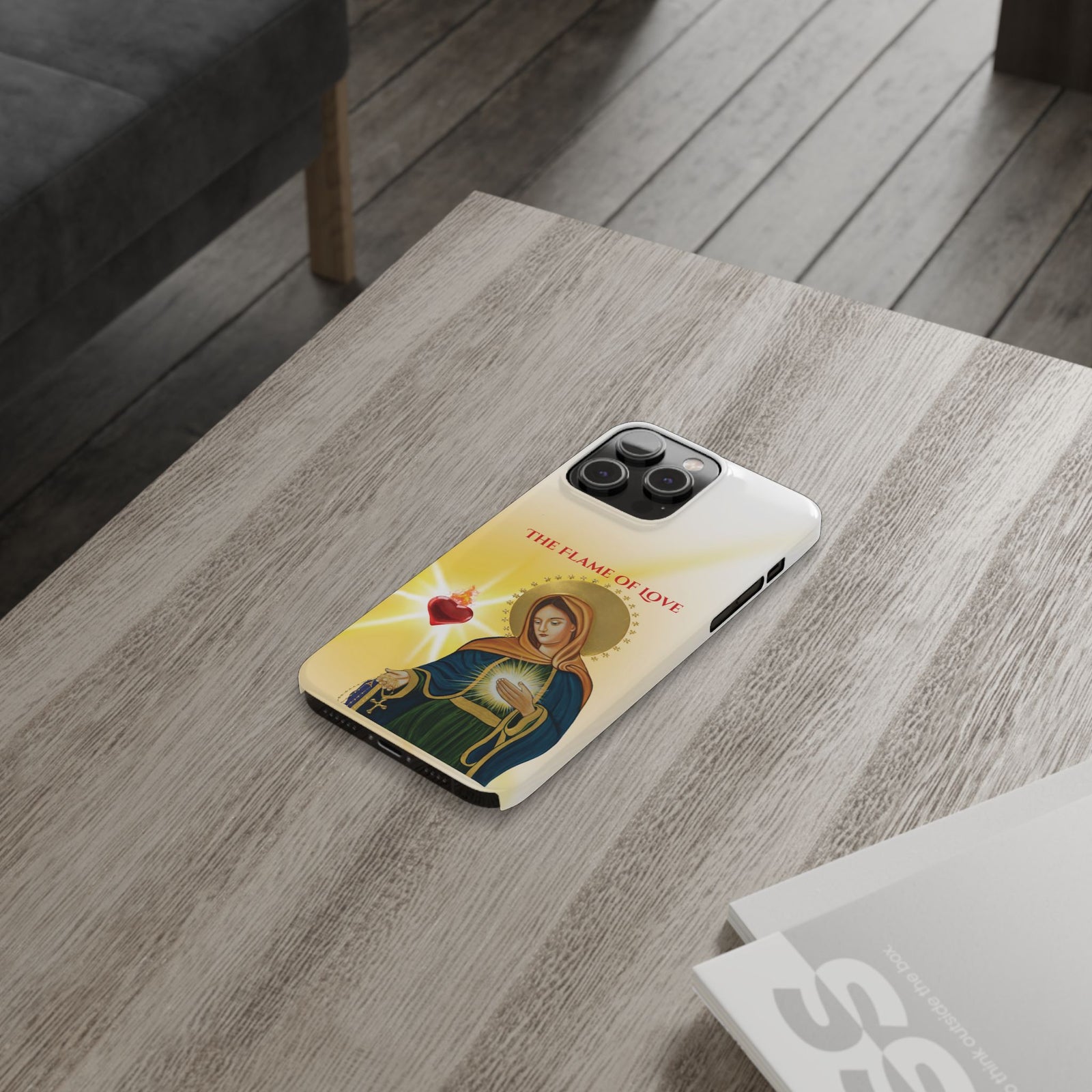 Flame of Love Slim Phone Case