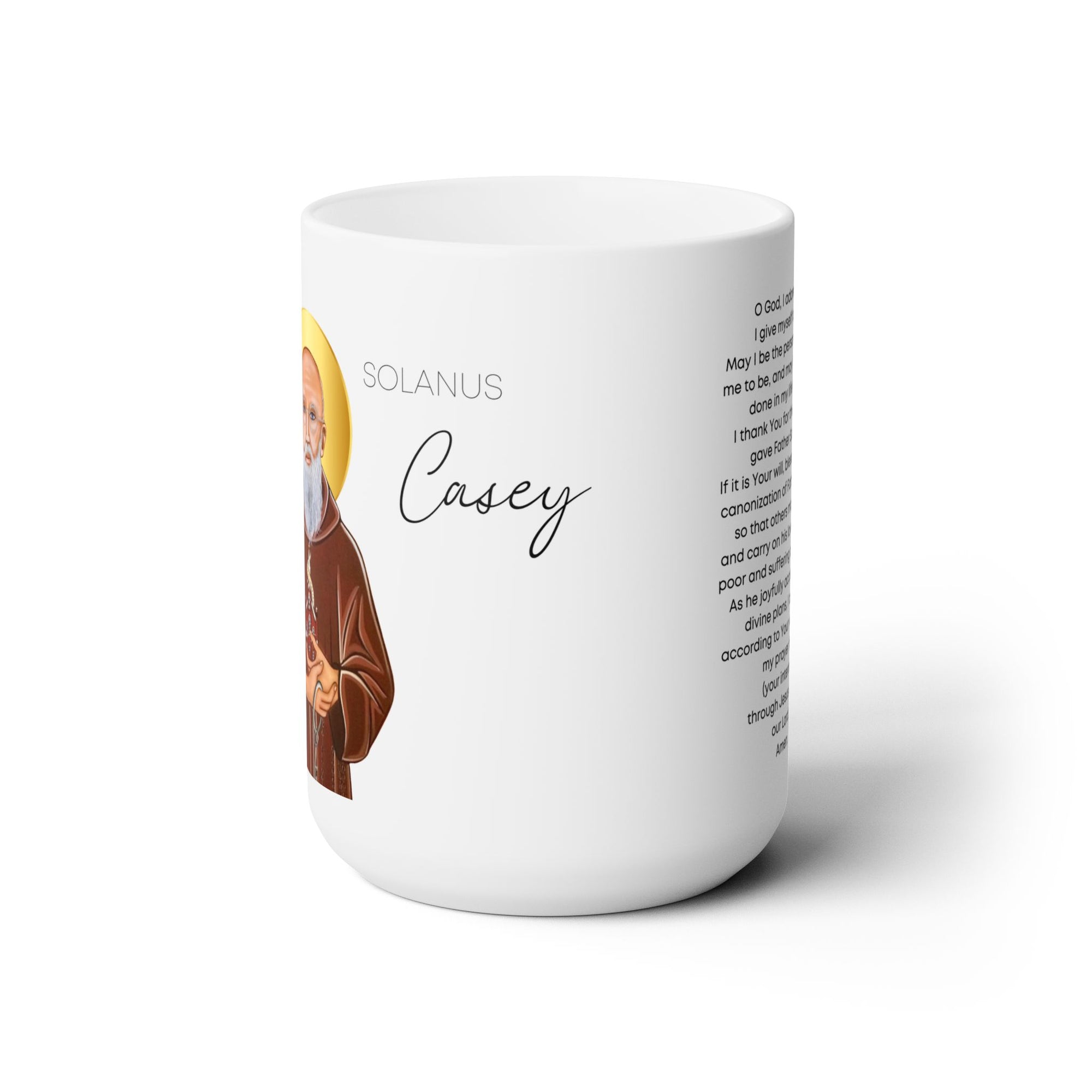Blessed Solanus Casey Prayer Mug 15oz