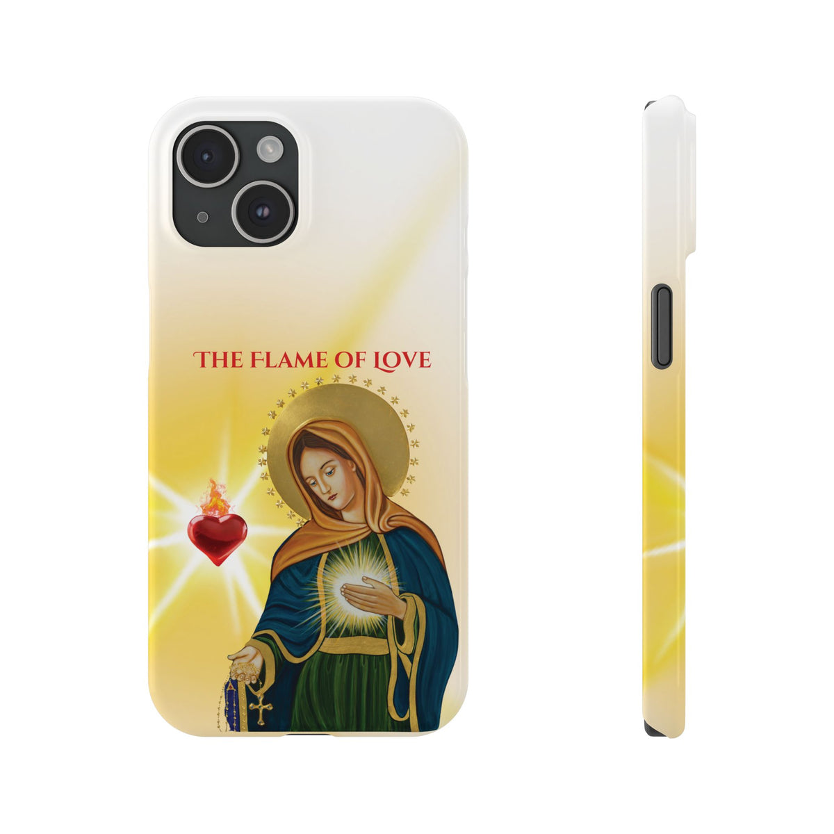 Flame of Love Slim Phone Case