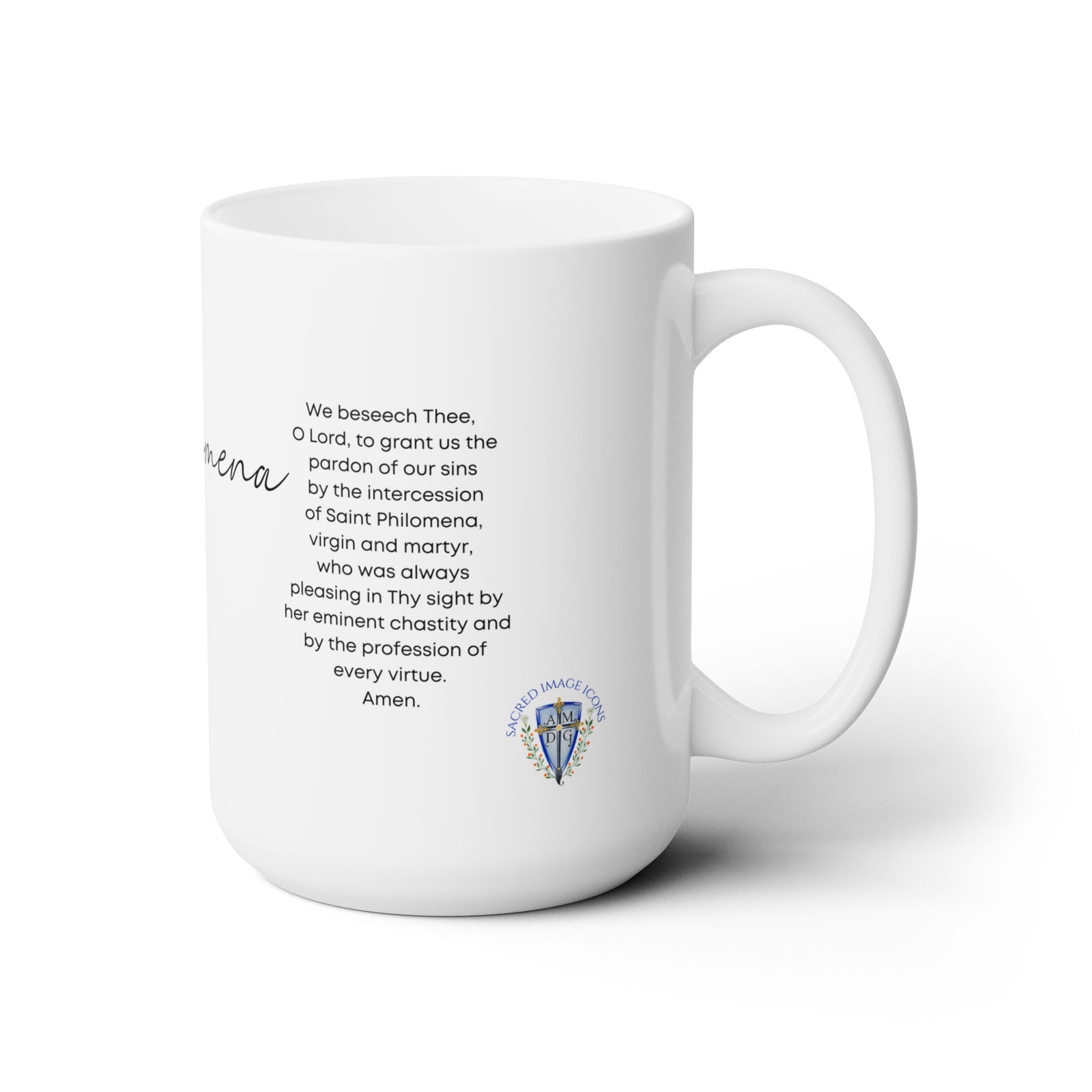 Saint Philomena Prayer Mug 15oz