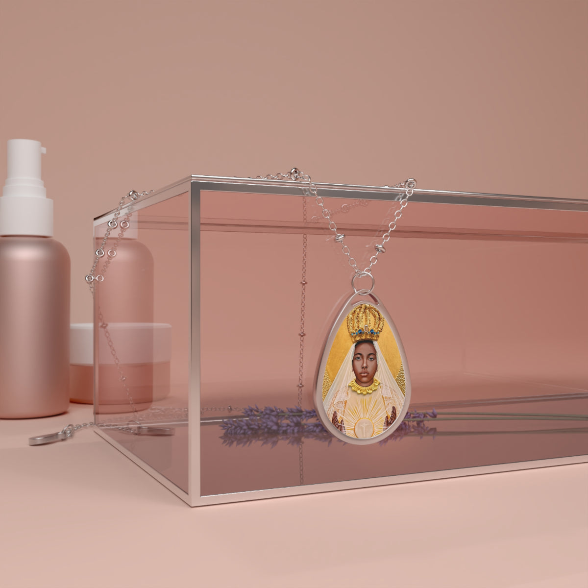 Black Madonna Necklace