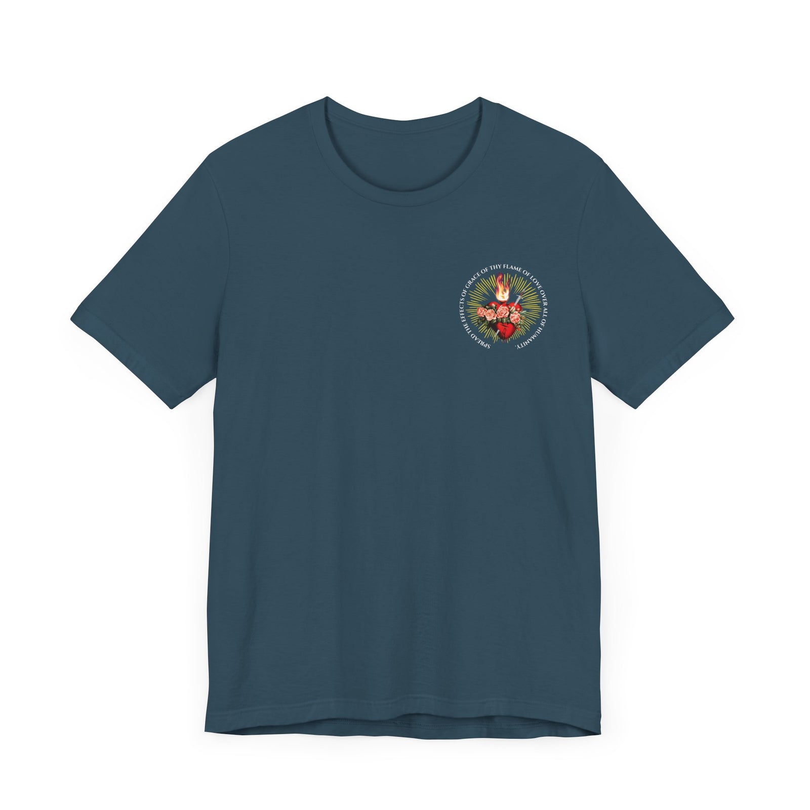 Flame of Love Tee - Devotion to the Blessed Mother - Unisex
