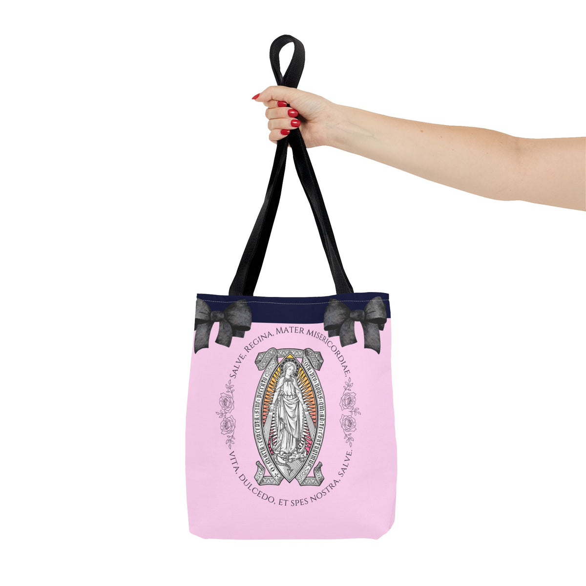 Blessed Mother Tote Bag - Pink