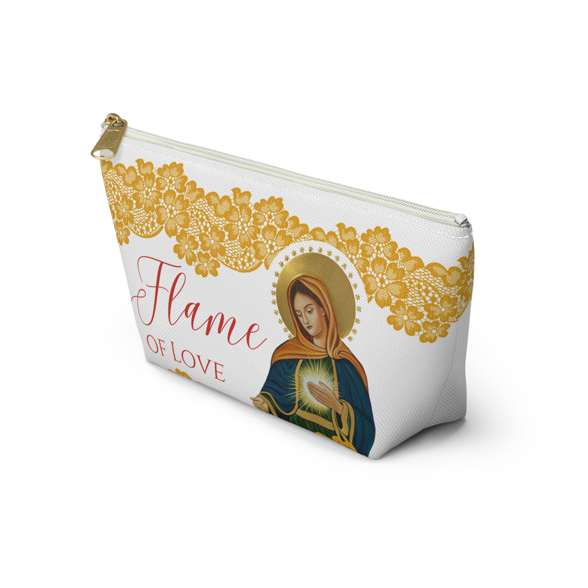 Flame of Love Adoration / Chapel Veil /  Adoration  Pouch
