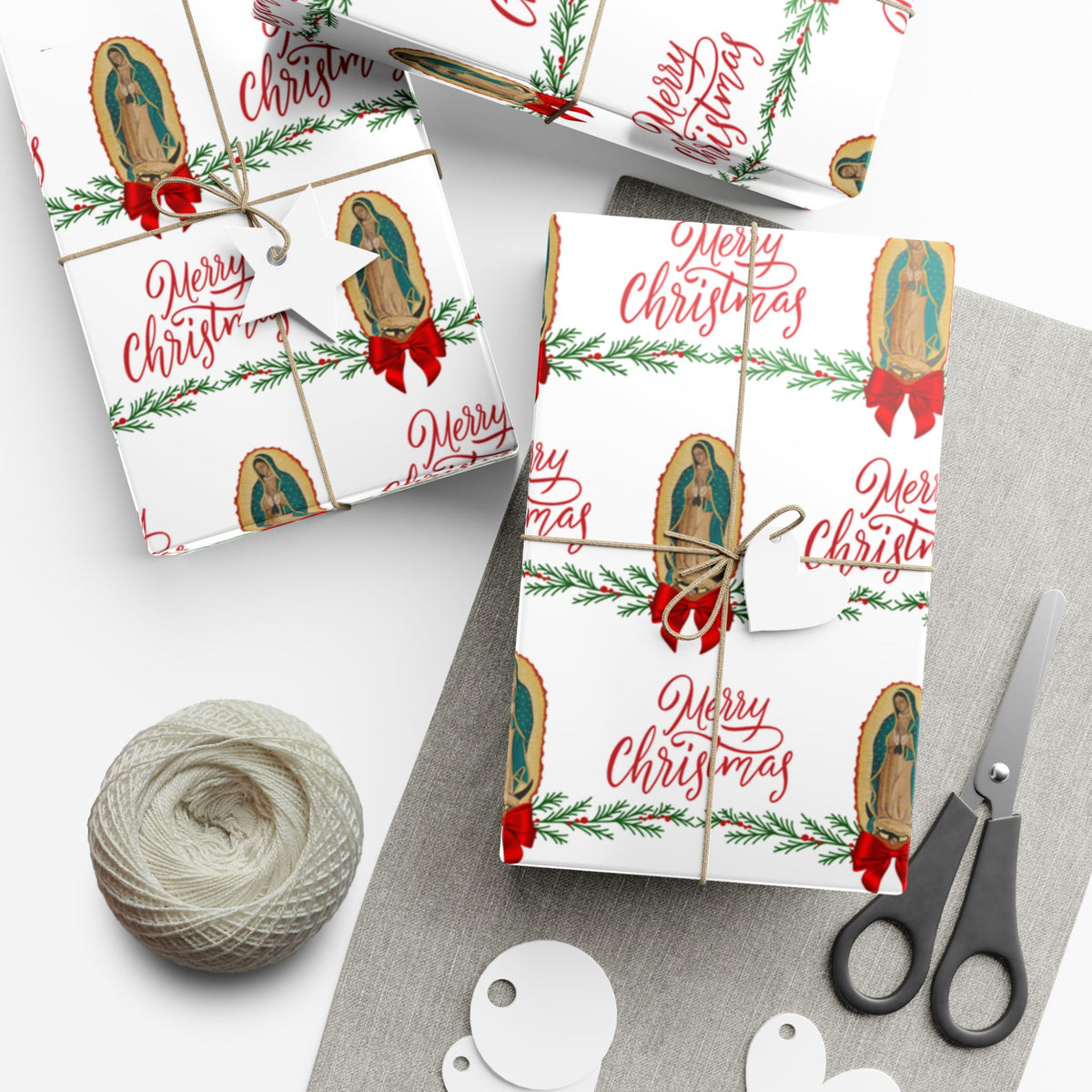 Gift Wrapping Paper - Our Lady of Guadalupe Christmas- Roll
