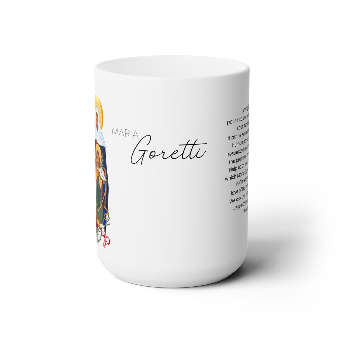Saint Maria Goretti Prayer Mug 15oz