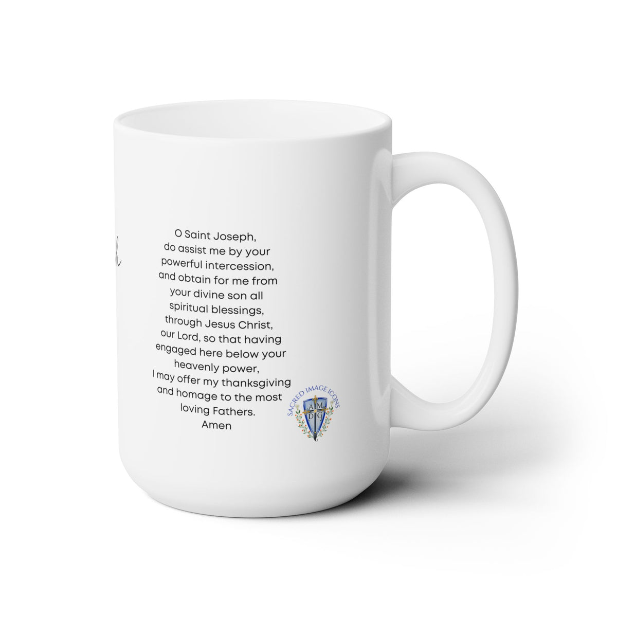 Saint Joseph Prayer Mug 15oz
