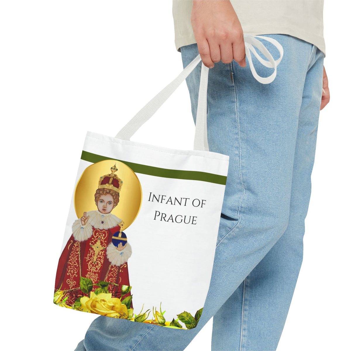 Infant of Prague Tote Bag
