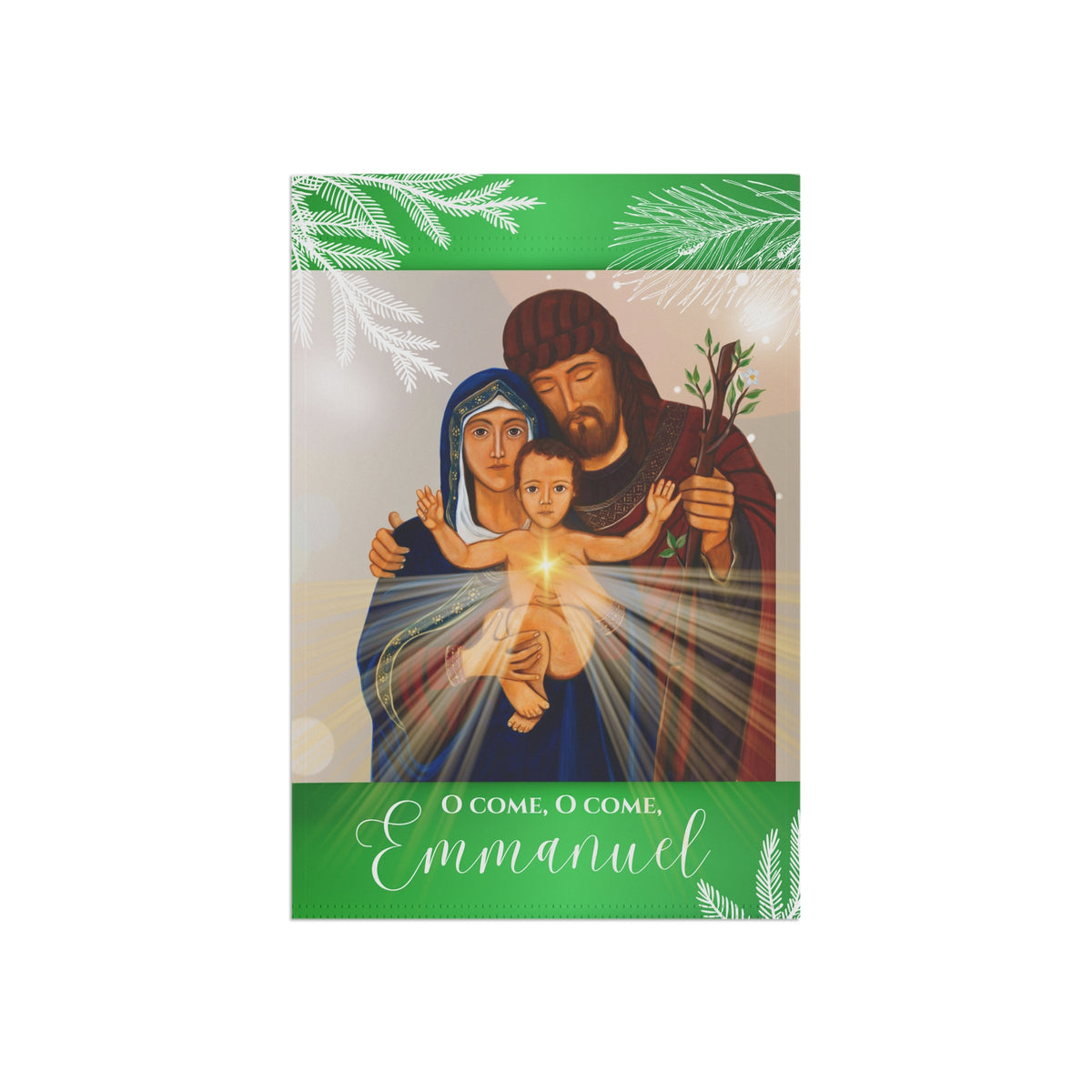 Holy Family Christmas Garden Flag
