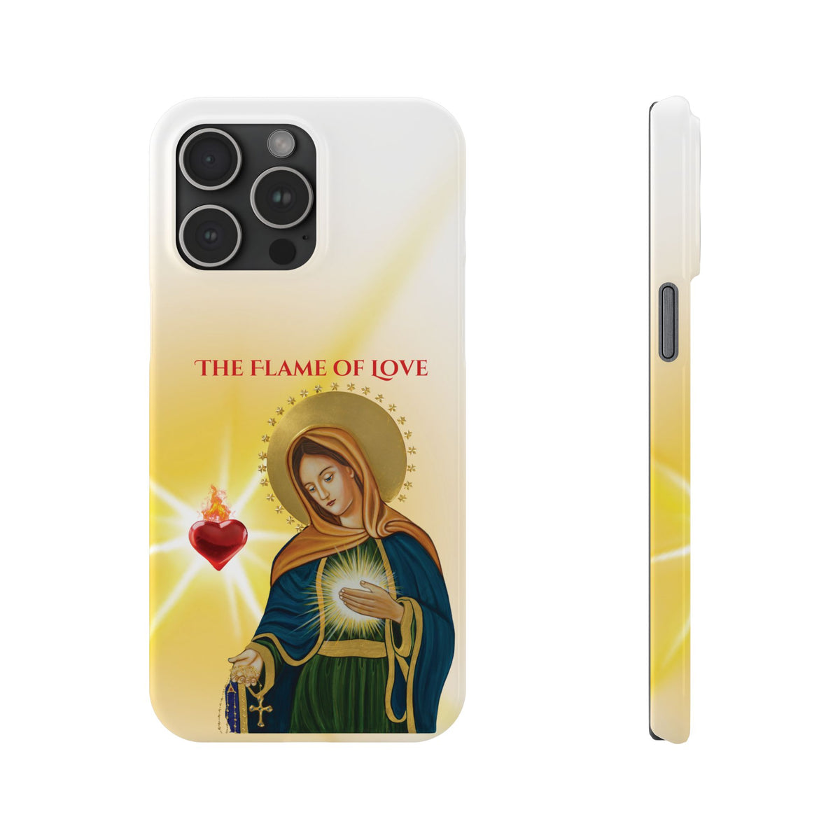 Flame of Love Slim Phone Case