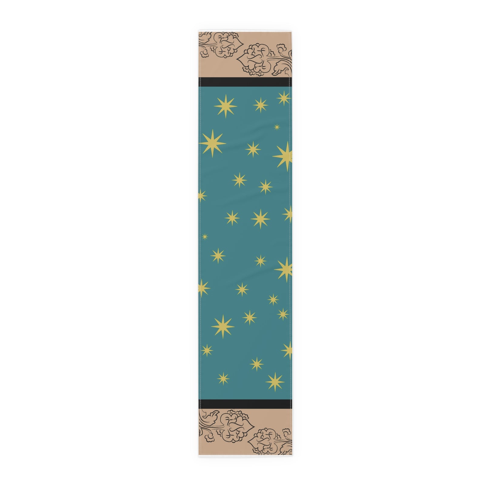Our Lady of Guadalupe's Mantle Table Runner in Cotton Twill or Poly