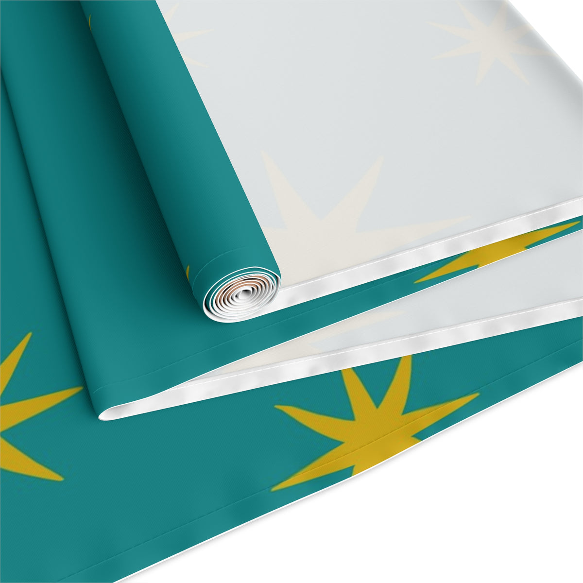 Our Lady of Guadalupe's Mantle Table Runner in Cotton Twill or Poly