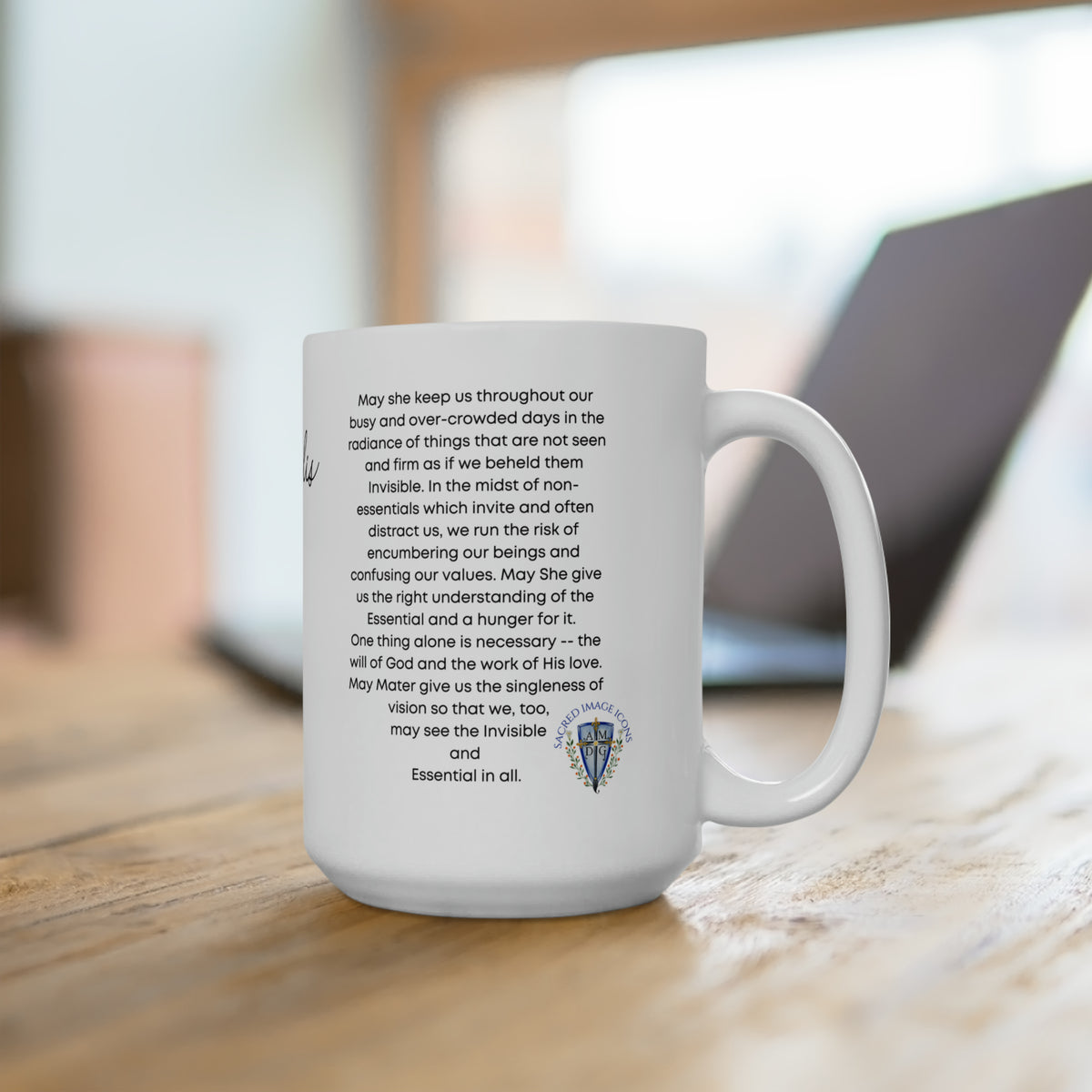 Mater Admirabilis  Prayer Mug 15oz