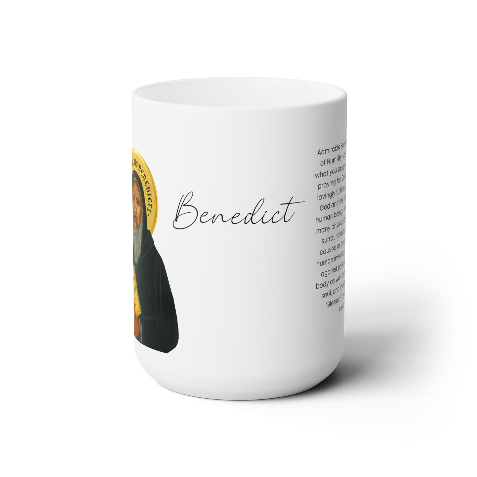 Saint Benedict Prayer Mug 15oz