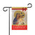 "O Come, O Come, Emmanuel" Christmas Garden Flag - Red & Gold