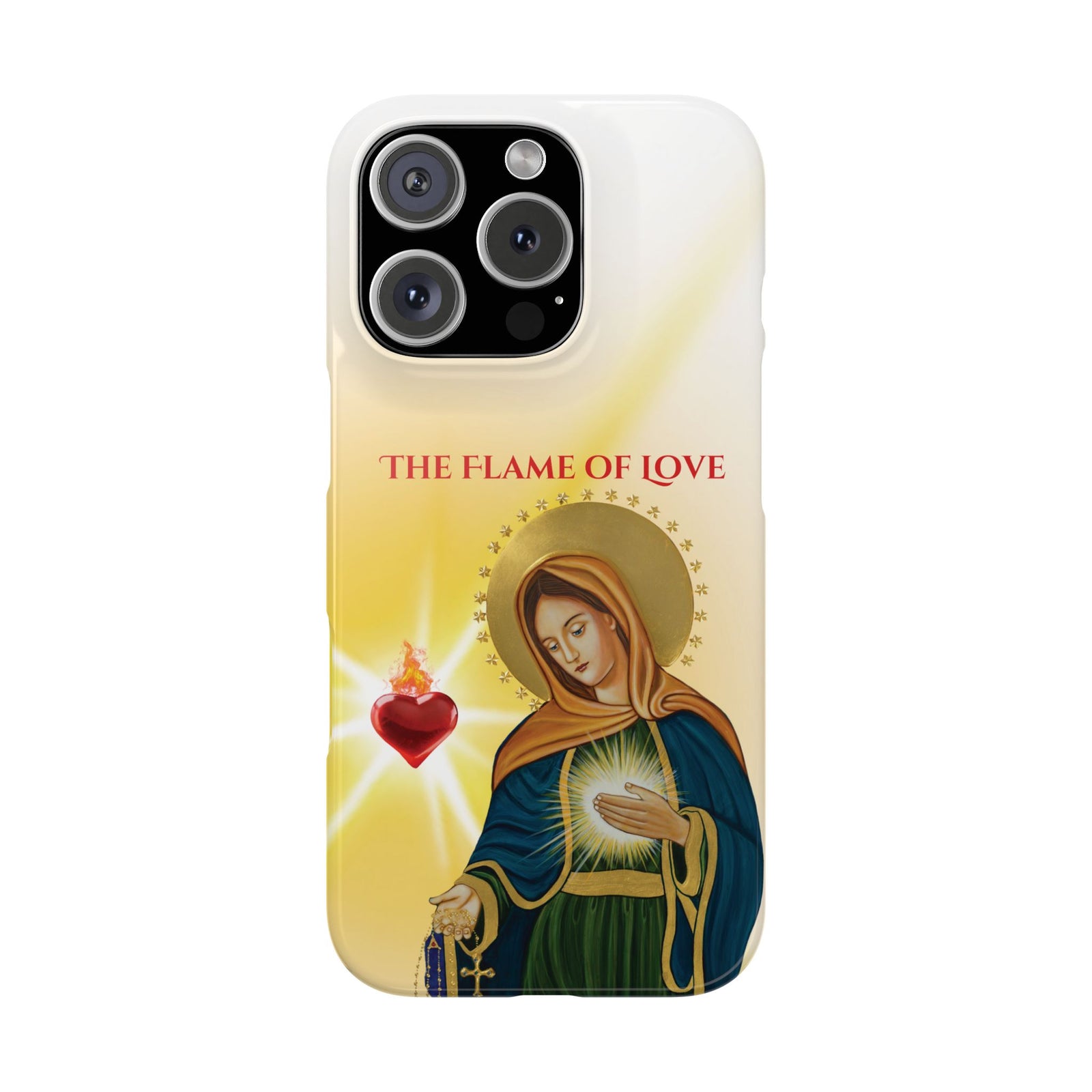 Flame of Love Slim Phone Case