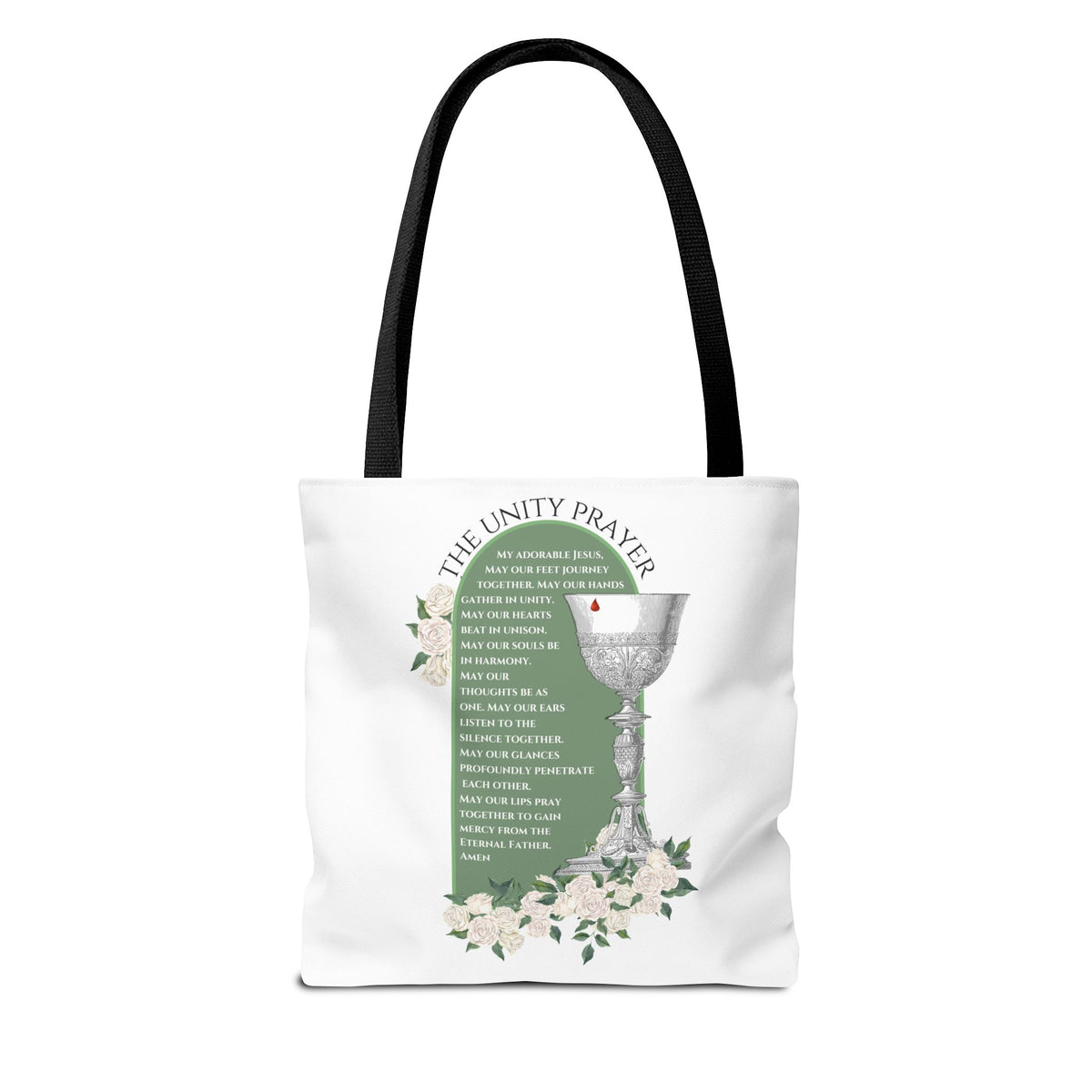 Flame of Love White Tote Bag 13x13