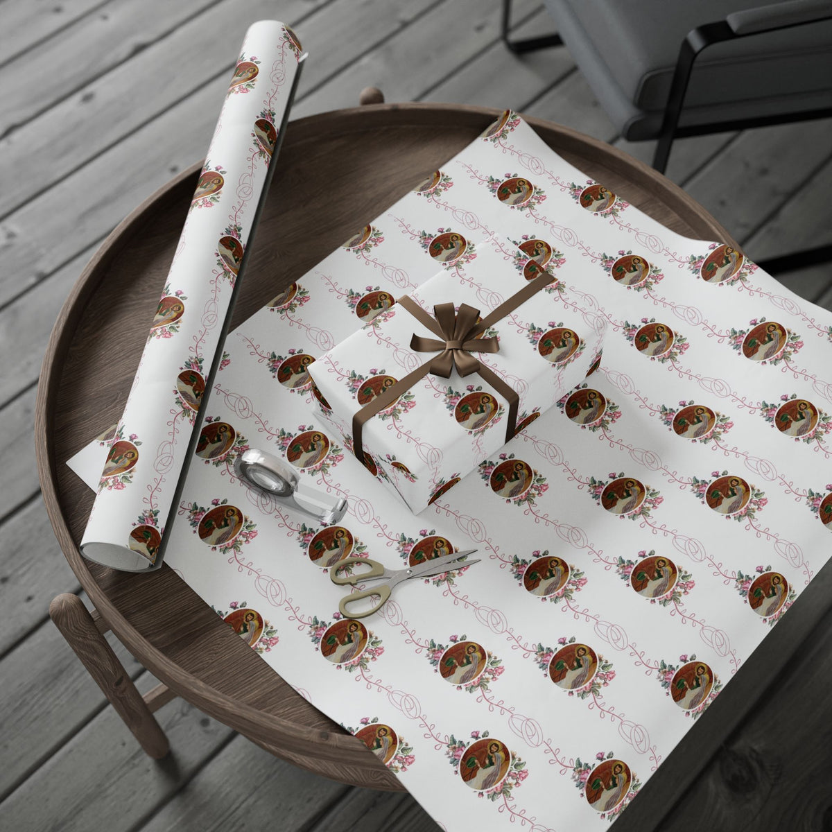 Gift Wrapping Paper - The Wedding of St. Joseph and Mary - Roll