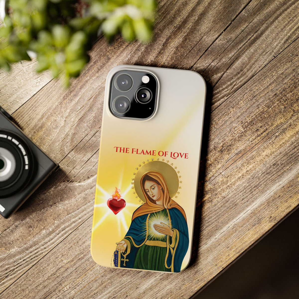 Flame of Love Slim Phone Case