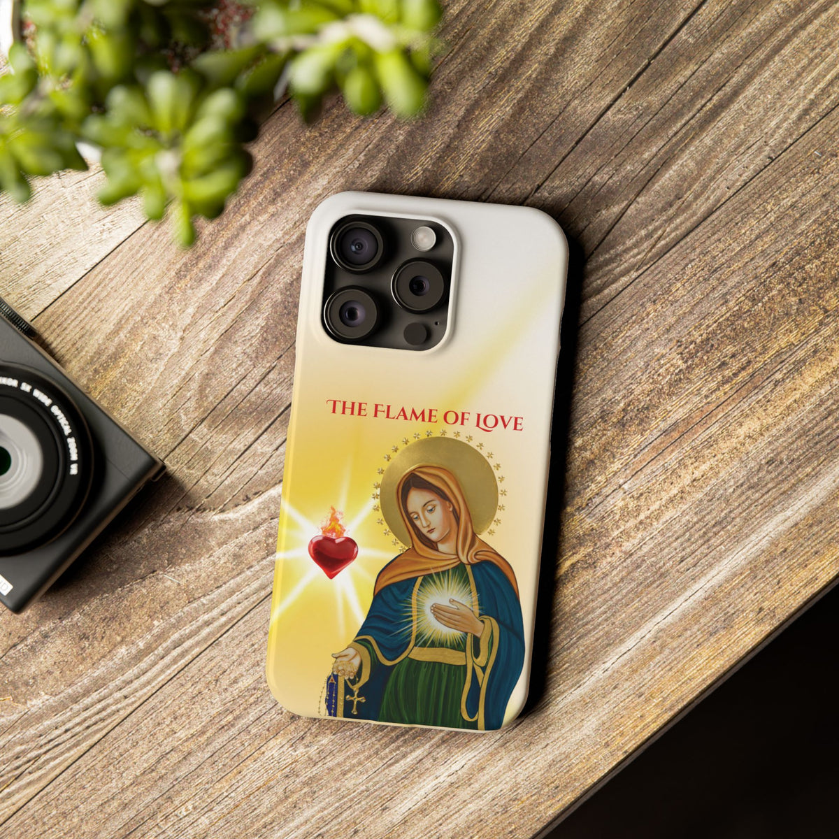 Flame of Love Slim Phone Case