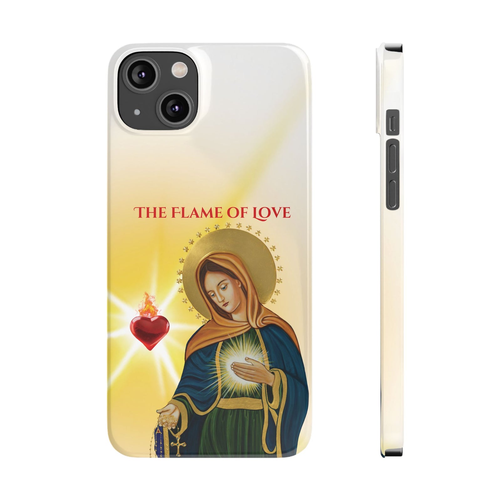 Flame of Love Slim Phone Case