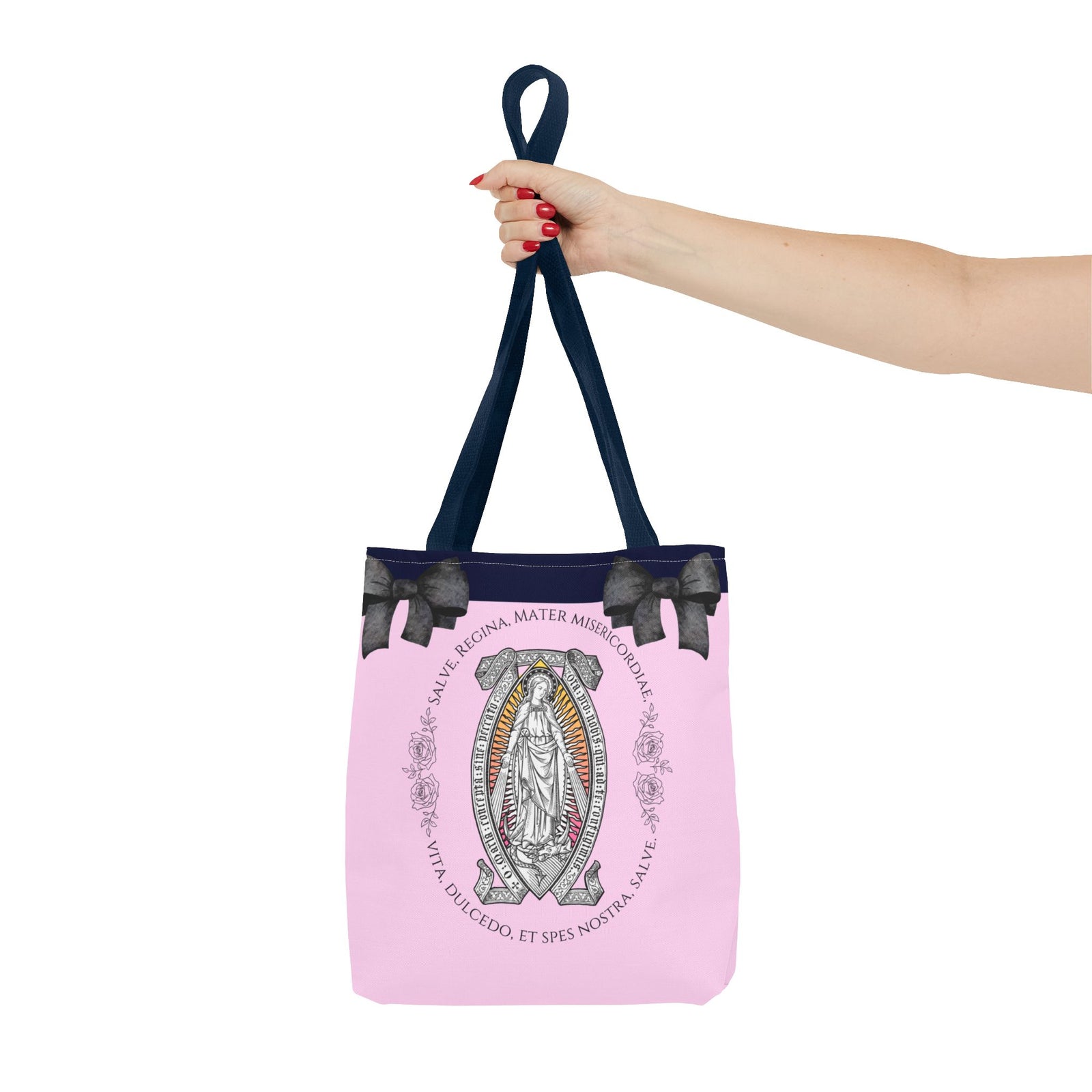 Blessed Mother Tote Bag - Pink