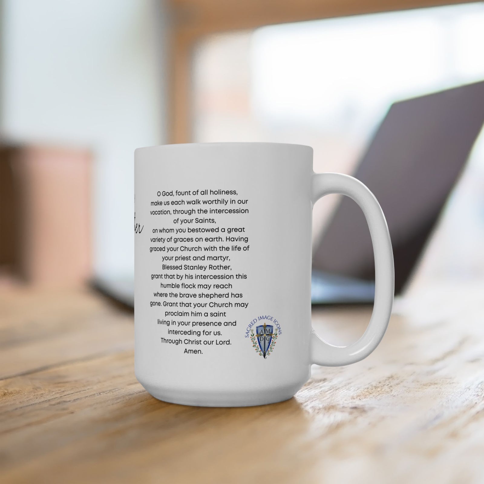 Blessed Stanley Rother Prayer Mug 15oz